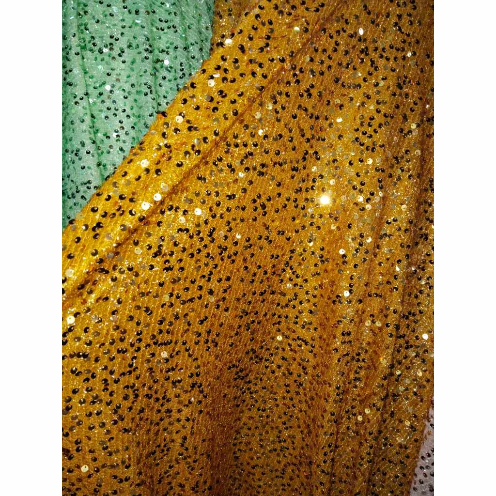 Swords Design Iridescent Sequins Burning Man Costume Craft Fabric by The Yard. (50-52 INCHES Iridescent Sequins by The Yard Purple Iridescent/Black MESH) main image 0