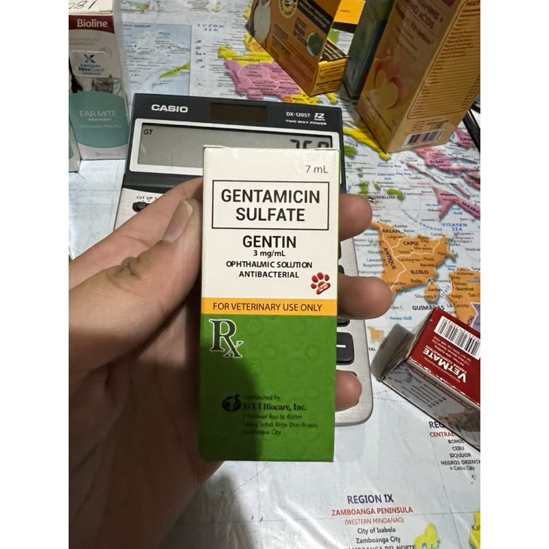 Gentamicin Gentin Eye Drops 7ml for Dogs and Cats | Shopee Philippines