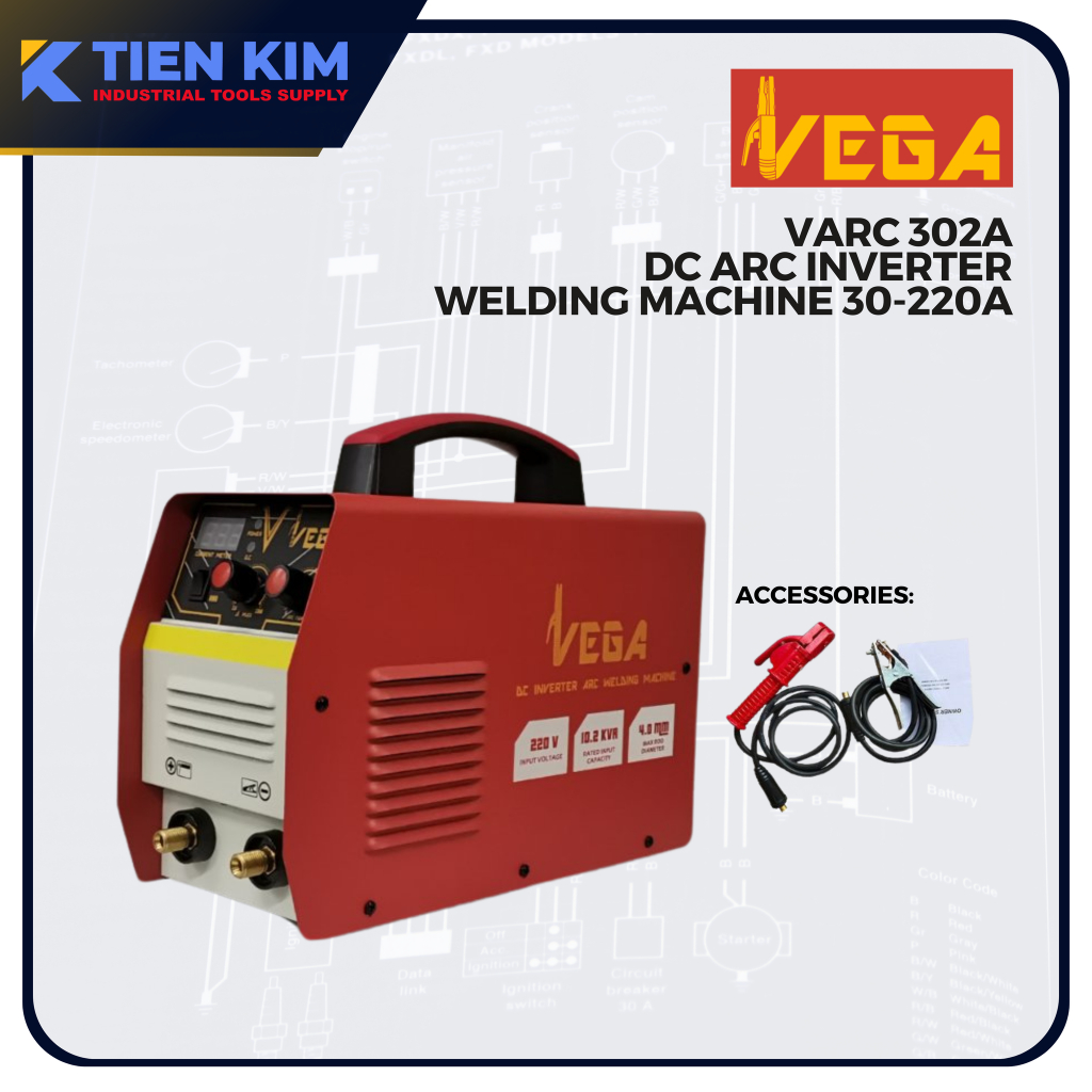 VEGA VARC302 300A INVERTER WELDING MACHINE ( CRUISER ) | Shopee Philippines
