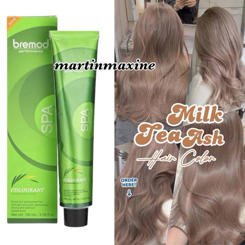 Bremod MILK TEA ASH 8.17 (HAIR COLORANT) Shopee Philippines