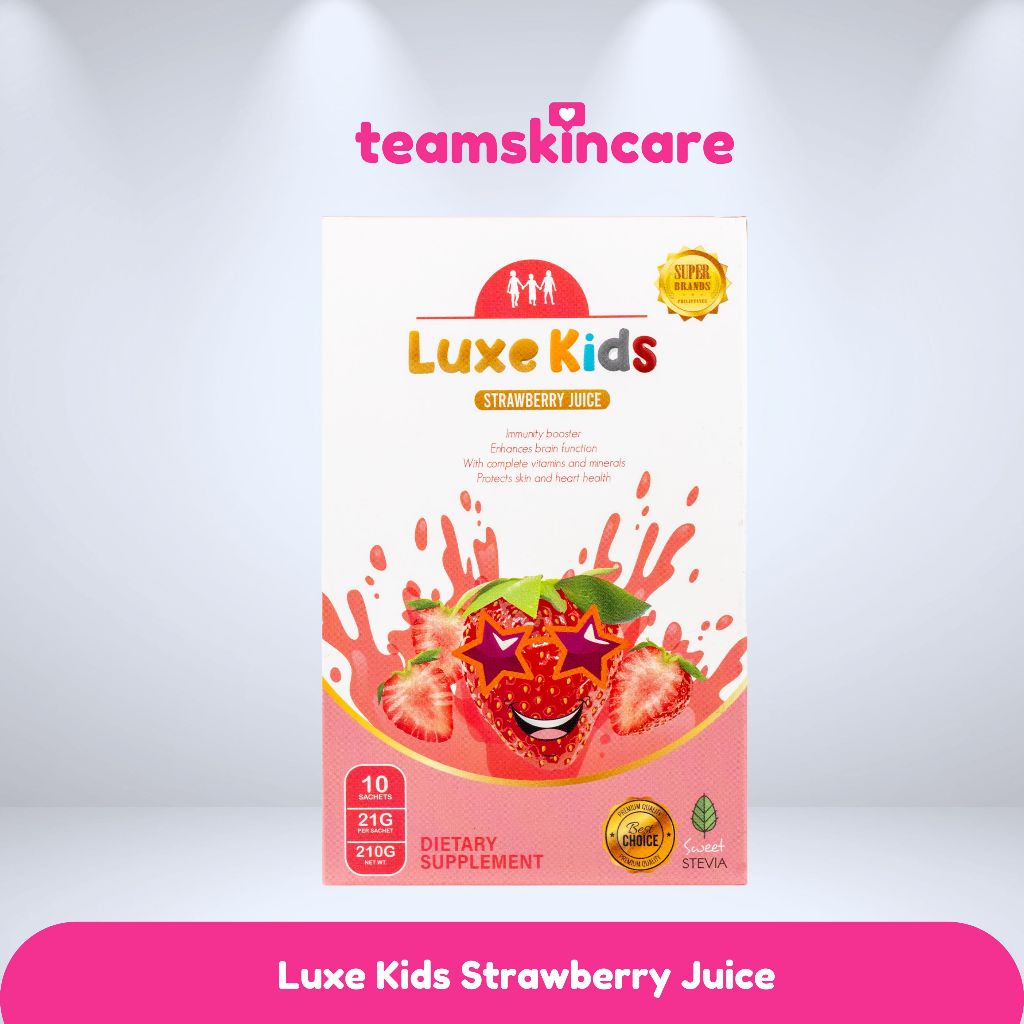 Luxe Kids Strawberry Juice With Complete Vitamins and Minerals | Shopee ...