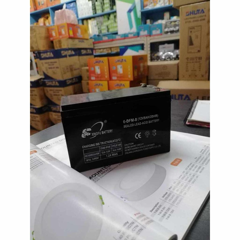 Sealed Lead Acid Battery 6-DFM-8 12V8AH 20HR for UPS Solar Toy cars E ...
