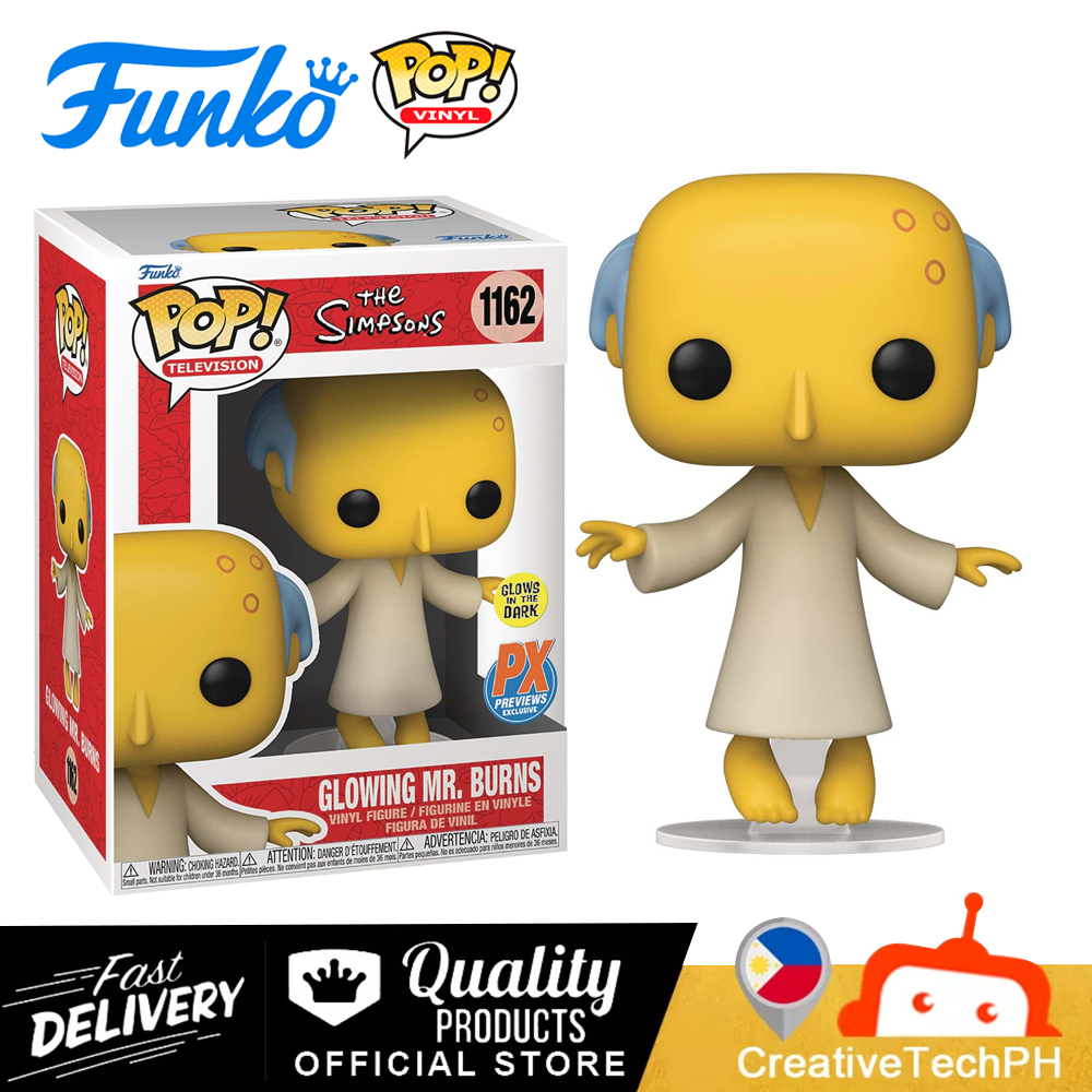 Funko Pop! The Simpsons: Glowing Mr. Burns GITD Special Edition ...