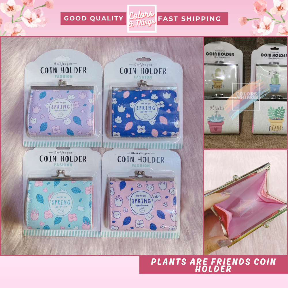 Plants Are Friends & Spring Coin Holder Cute & Functional Storage for ...
