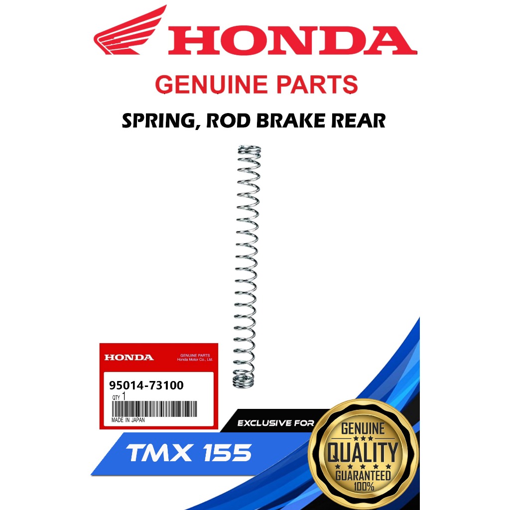 HONDA GENUINE SPRING, ROD BRAKE REAR FOR TMX 155 ( 95014-73100 ...