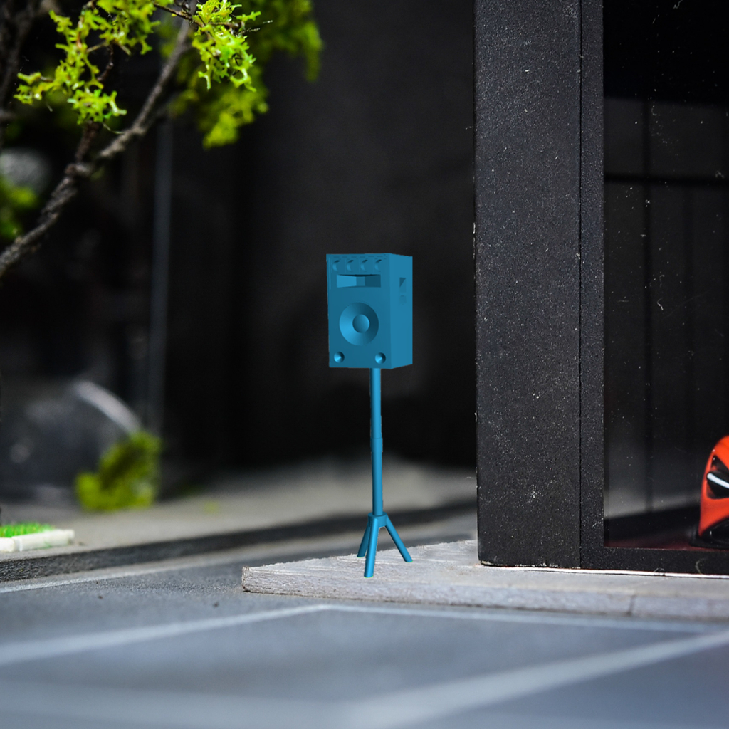 3D Printed 1:64 Scale Speaker with stand | Shopee Philippines