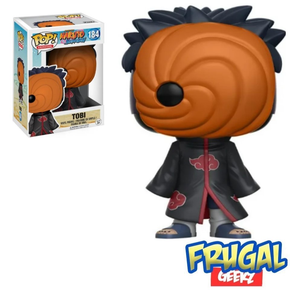 Funko Pop! Animation: Naruto Shippuden - Tobi Vinyl Figure Collectible ...