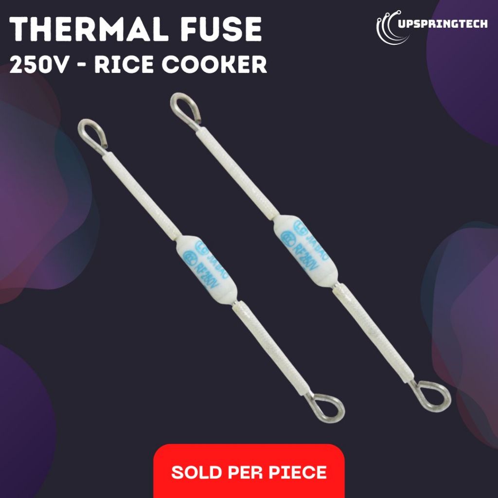 RF Thermal Fuse 250V 10A 15A 20A Ceramic Temperature fuse for Rice