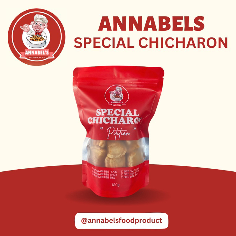 (Small 120g) ANNABELS Special Chicharon BAGNET CHICHARON “Pititian ...