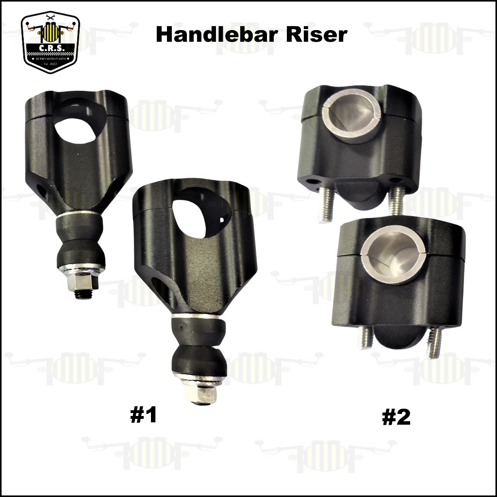 Handlebar Riser-Fatbar-fit for Rusi Classic-KeewayCR152-Skygo-Tmx-etc ...