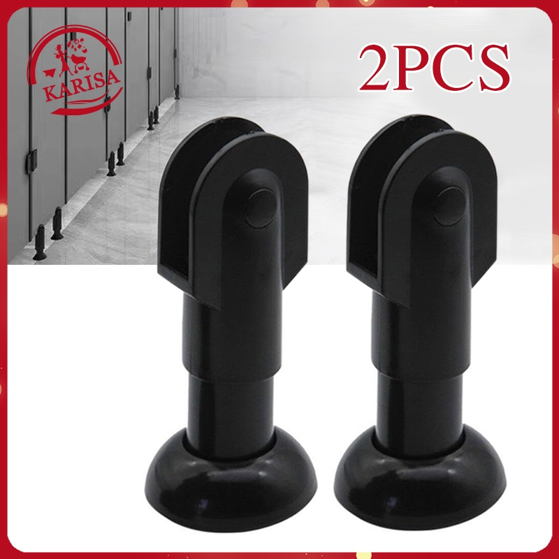 2Pcs Toilet Partition Foot Accessories Plastic Bathroom Partition ...
