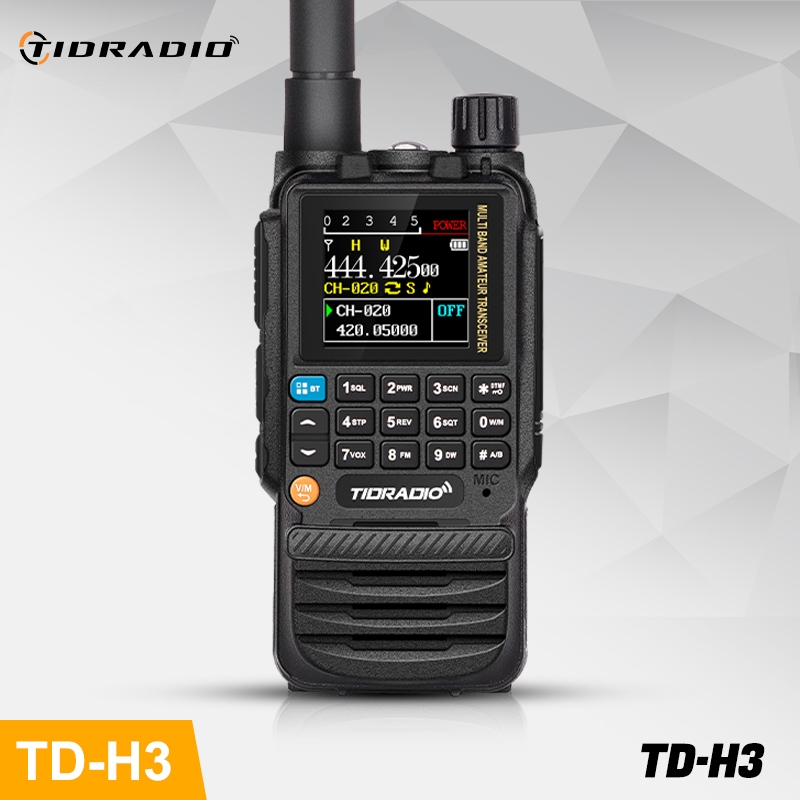 TIDRADIO TD-H3 GMRS Radio Handheld,Multi-Band,Type C