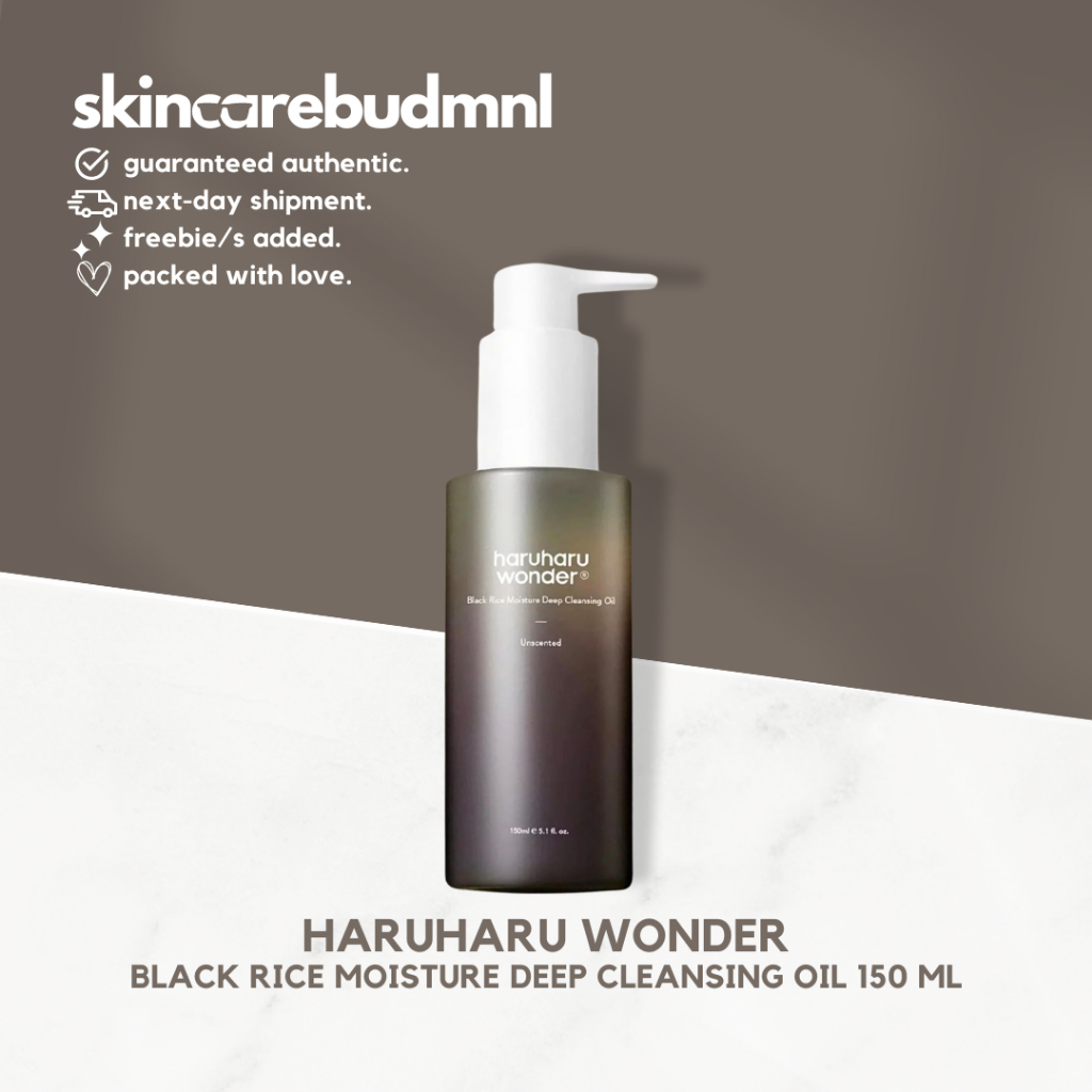 Haruharu Wonder Black Rice Moisture Deep Cleansing Oil 150 ml by skincarebudmnl Shopee Philippines
