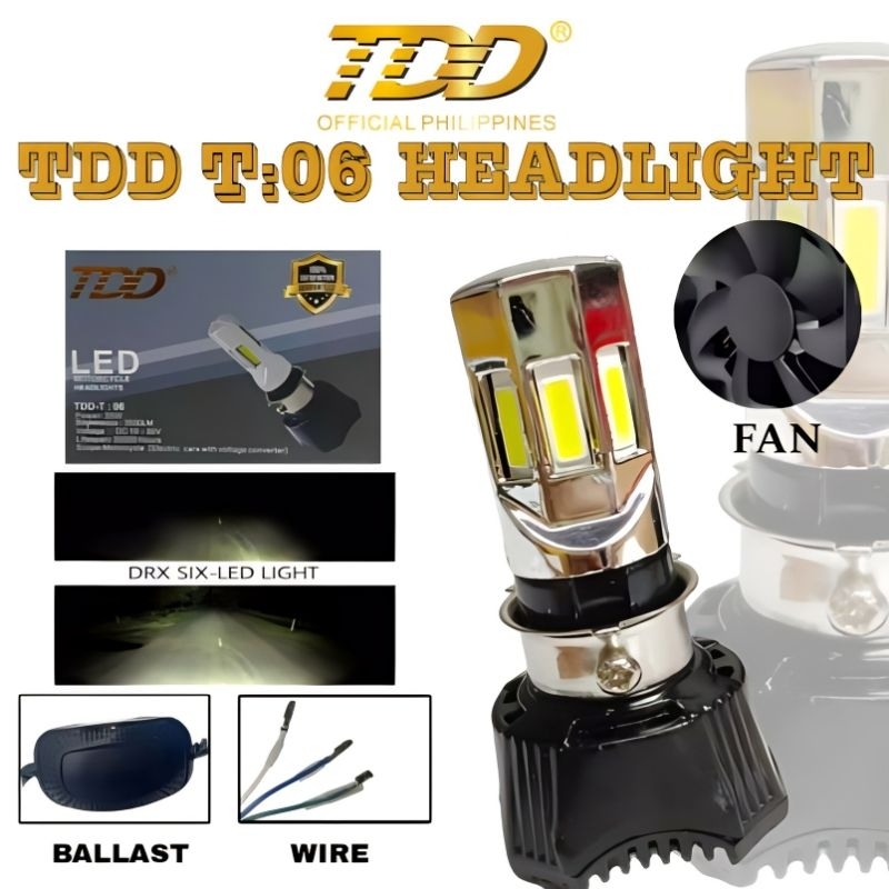 TDD TO6 6LED 35W 12V WHITE | Shopee Philippines
