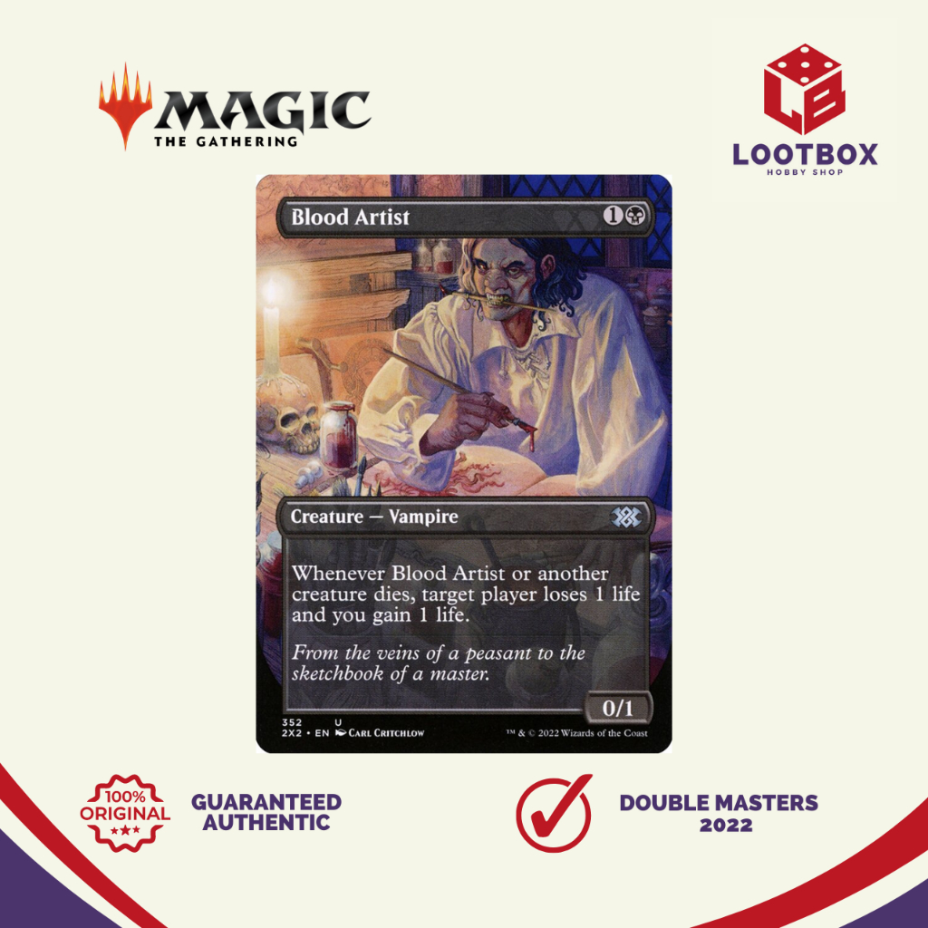 Magic the Gathering Blood Artist Double Masters 2022 Shopee Philippines
