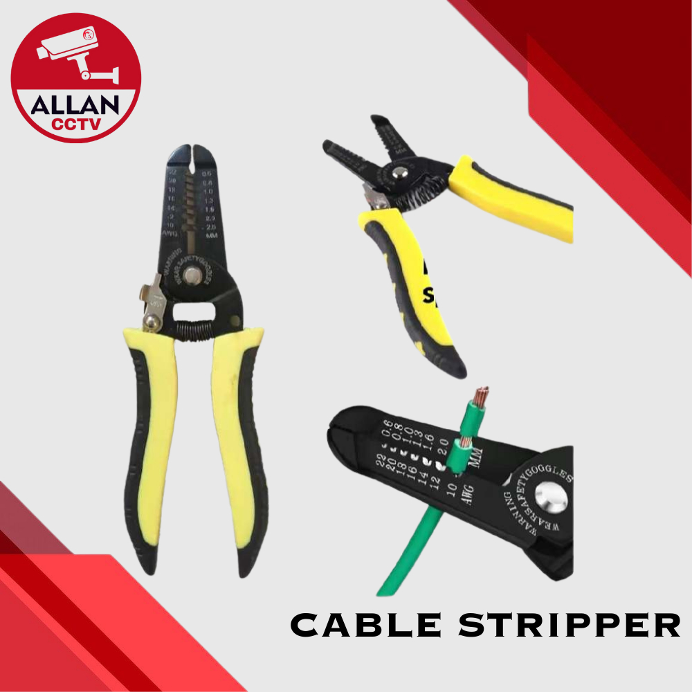 Cable Stripper 10-22 AWG Wire Stripper Cutter Wire Stripping Tool And ...