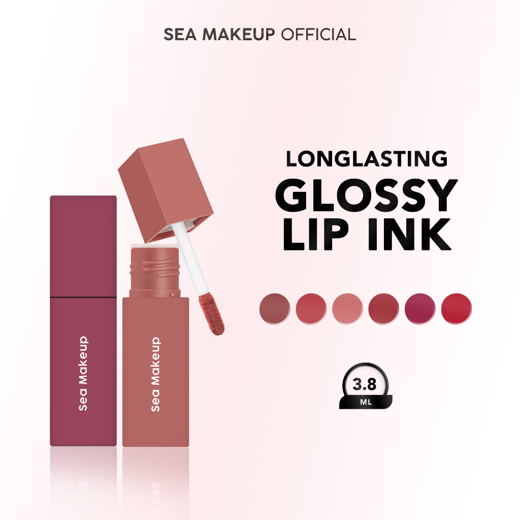 Sea Makeup Lacquer Shake Lip Ink - Glossy Finish Waterproof Longer ...