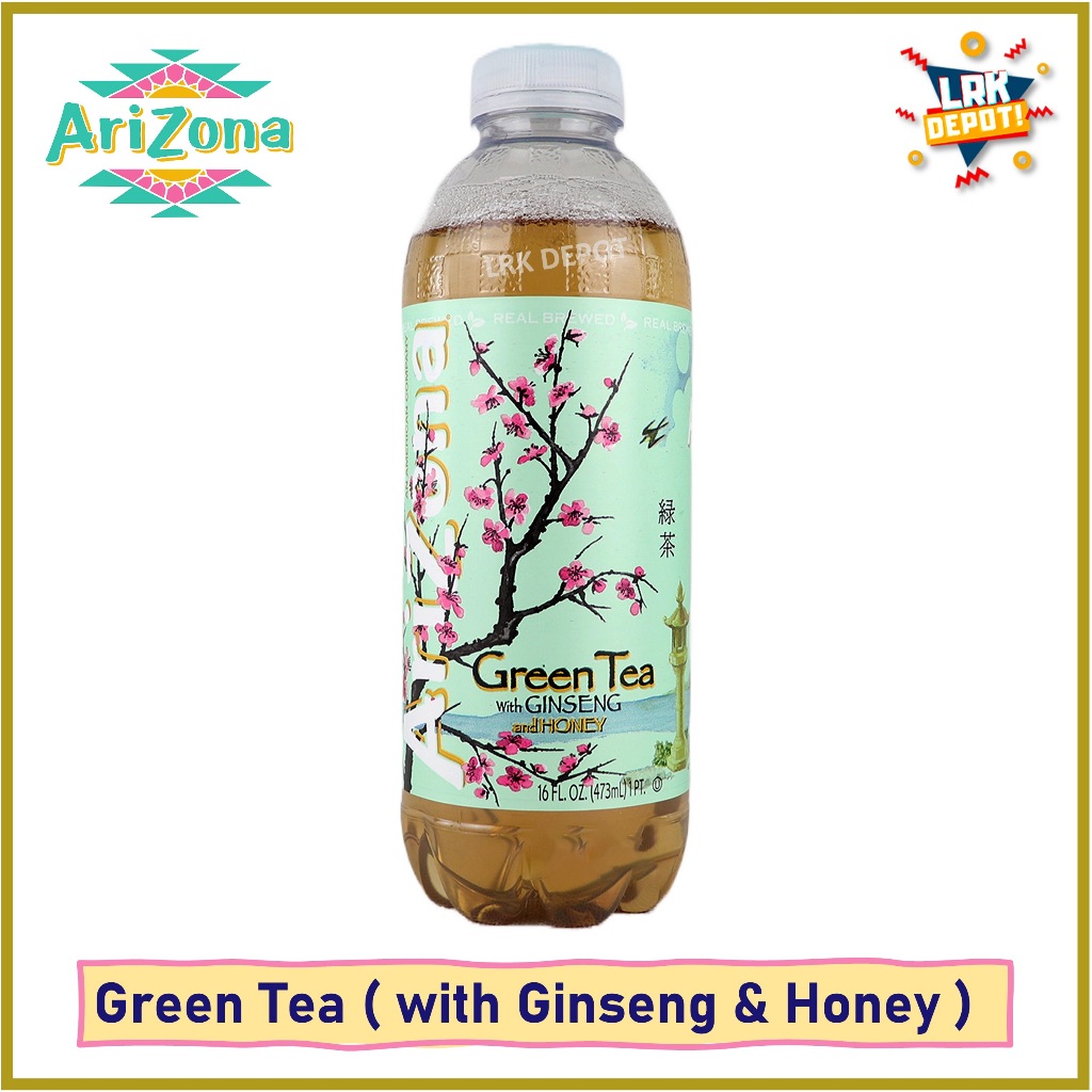 AriZona Green Tea with Ginseng & Honey (Bottled Drink) 473 mL
