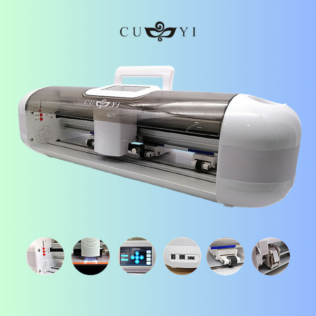 CUYI Mini Cutter Plotter A3 Digital Touch Screen with Bluetooth Speaker ...