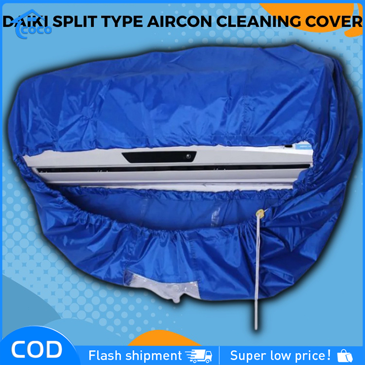 Split type aircon cleaning cover double waterproof layer | Shopee ...