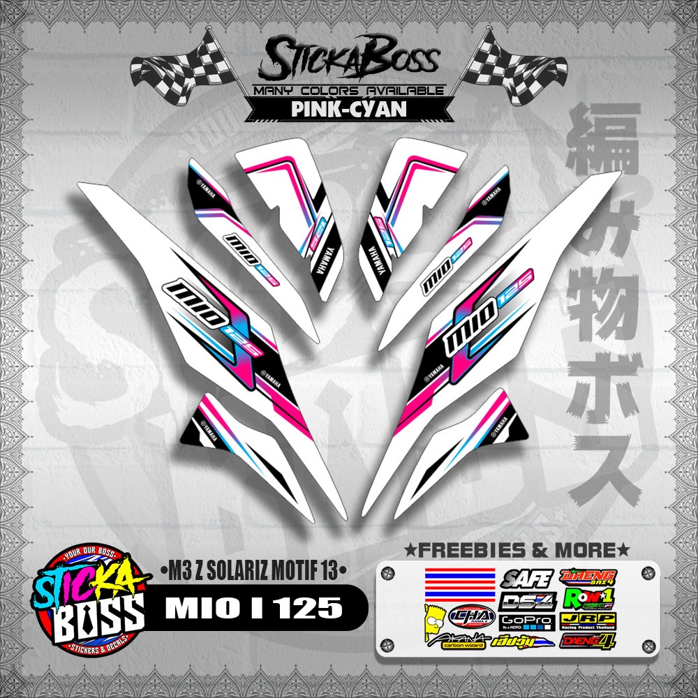 MIO I 125 DECALS ( M3 Z SOLARIZ MOTIF 13 )【WITH FREEBIES】 | Shopee ...