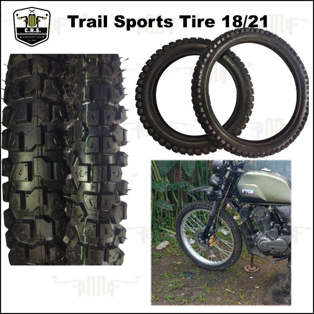 Trail Sport Tire-rim 18 and 21-motorycle tire-sold per piece | Shopee ...
