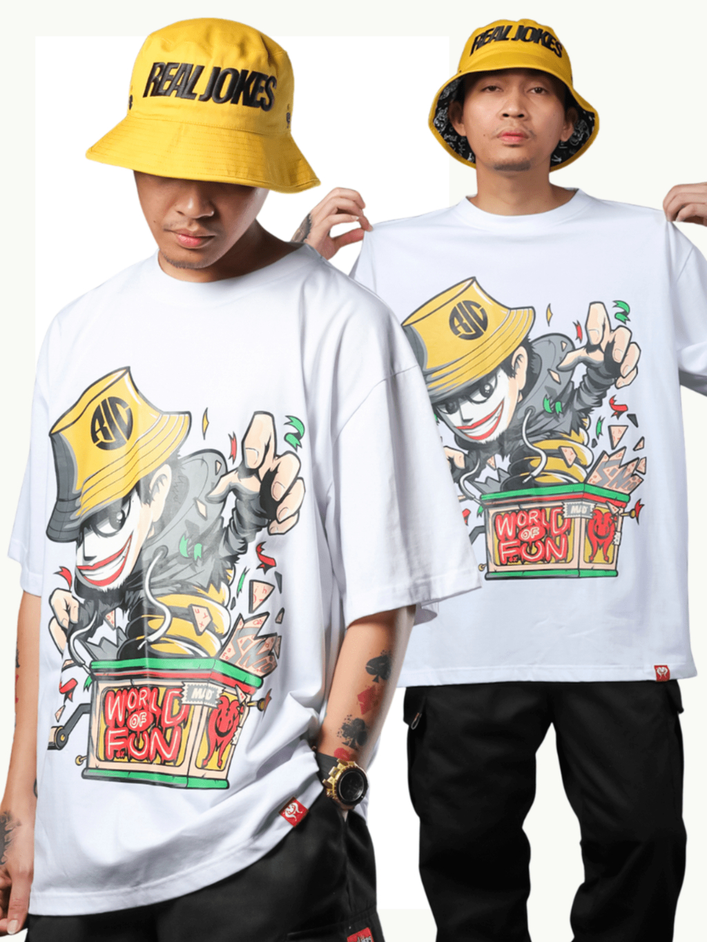 Real Jokes Clothing - JITB (White) | Shopee Philippines