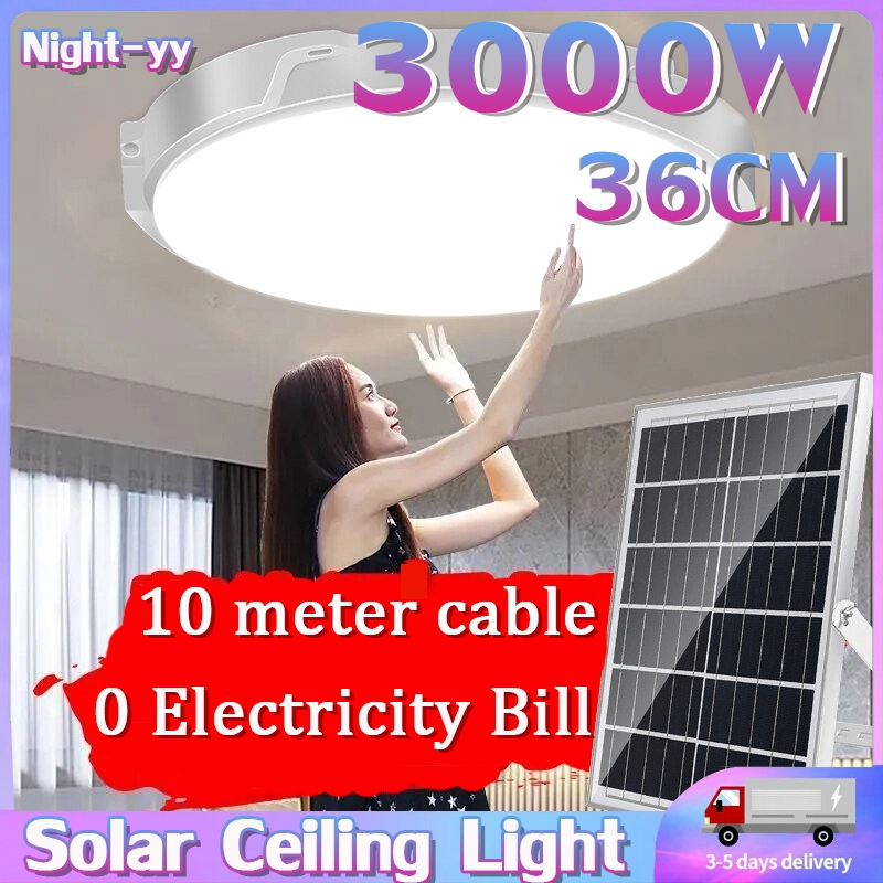 10M solar ceiling light 1000W/2000W/3000W solar light indoor light
