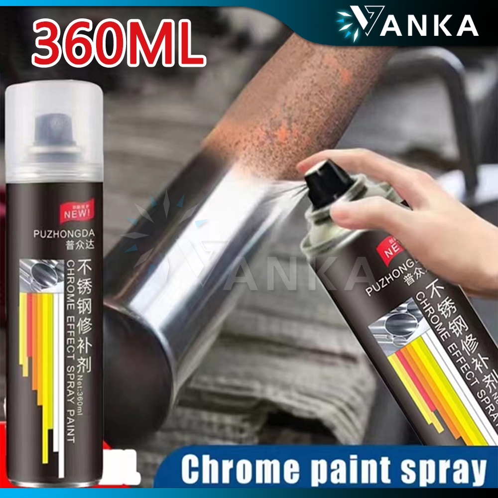 Chrome Spray Paint Metal Silver Spray Paint Metal Rust Remover Stainless  Steel Aluminum Alloy Spray