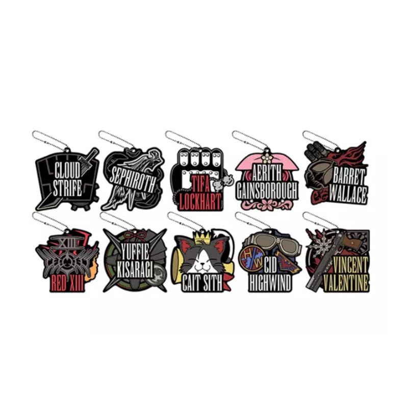 Final Fantasy Seifer Vol. 8 Rubber Strap Charm Keychain Square Enix NEW
