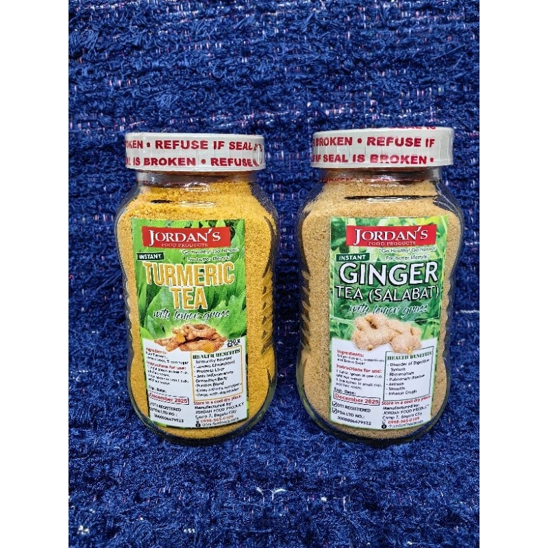 Turmeric Tea, Ginger Tea (JORDAN'S) 250 grams | Shopee Philippines