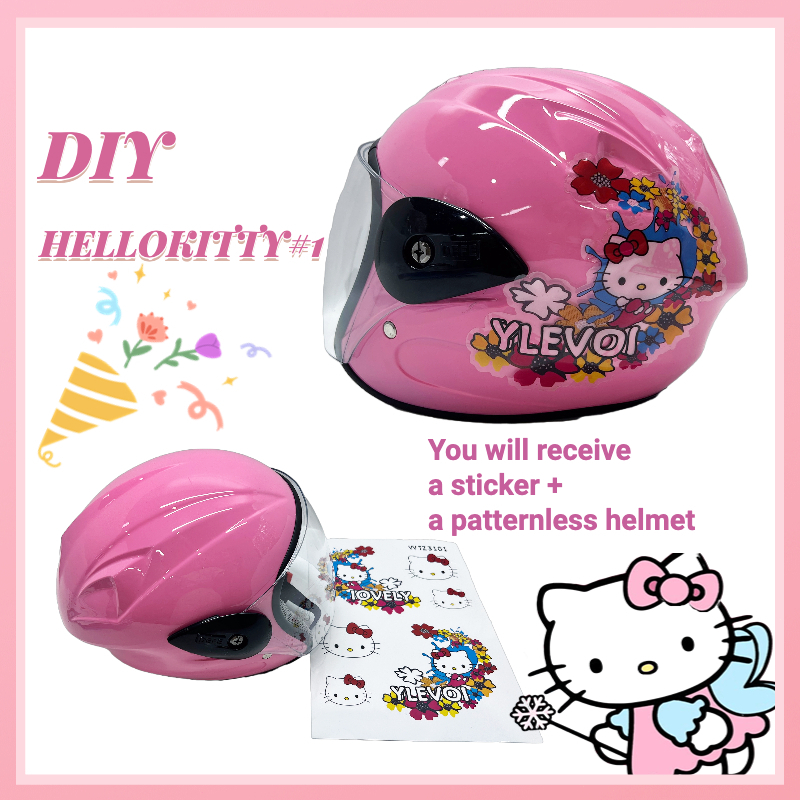 Kids Motorcycle Helmet DOT Approved Kids For 2-14 Years Old, 3/4