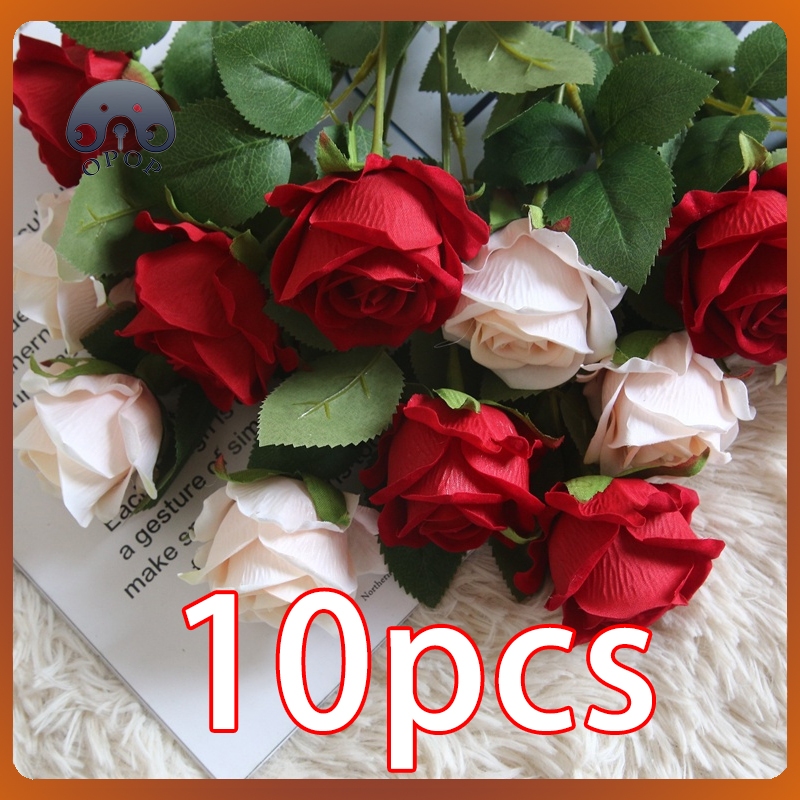 High Quality Velvet Rose Cloth Rose Fake Rose Fake Flowers Artificial ...
