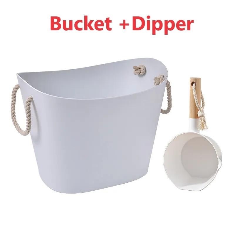Multipurpose Flexible Laundry Bucket Basket Storage with Rope Handle ...