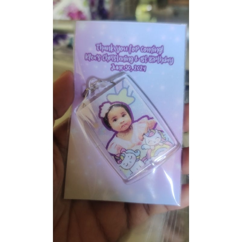 Personalized Acrylic Keychain 6.1 cm x 4cm | Shopee Philippines
