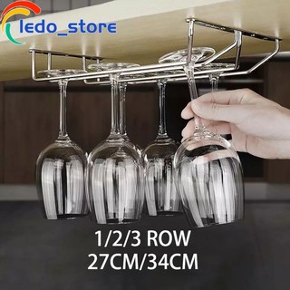 34CM Wine Glass Rack Under Cabinet Wine Glass Holder Stainless Steel ...