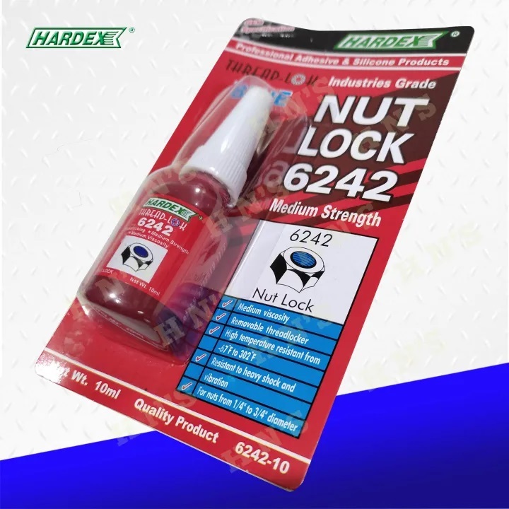 Hardex Threadlock Nut Lock Adhesive 10ml Thread locker ( Blue – Medium ...