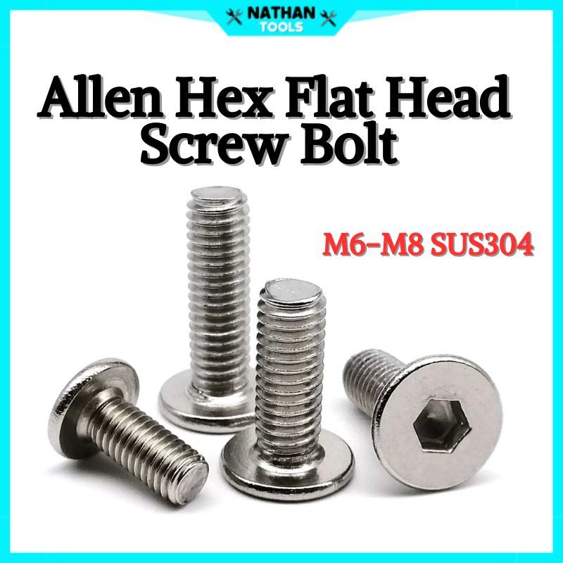 M3 To M6 Stainless Steel Ultra Thin Low Profile Socket Cap Head Screws - Allen Key Drive Machine Bolts