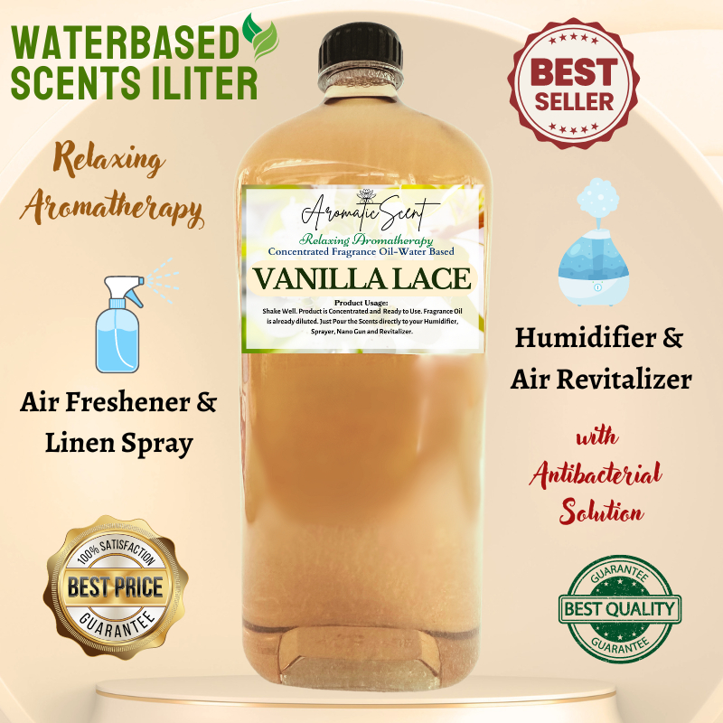 VANILLA LACE Water Based Scents for Humidifier, Air Freshener, Linen