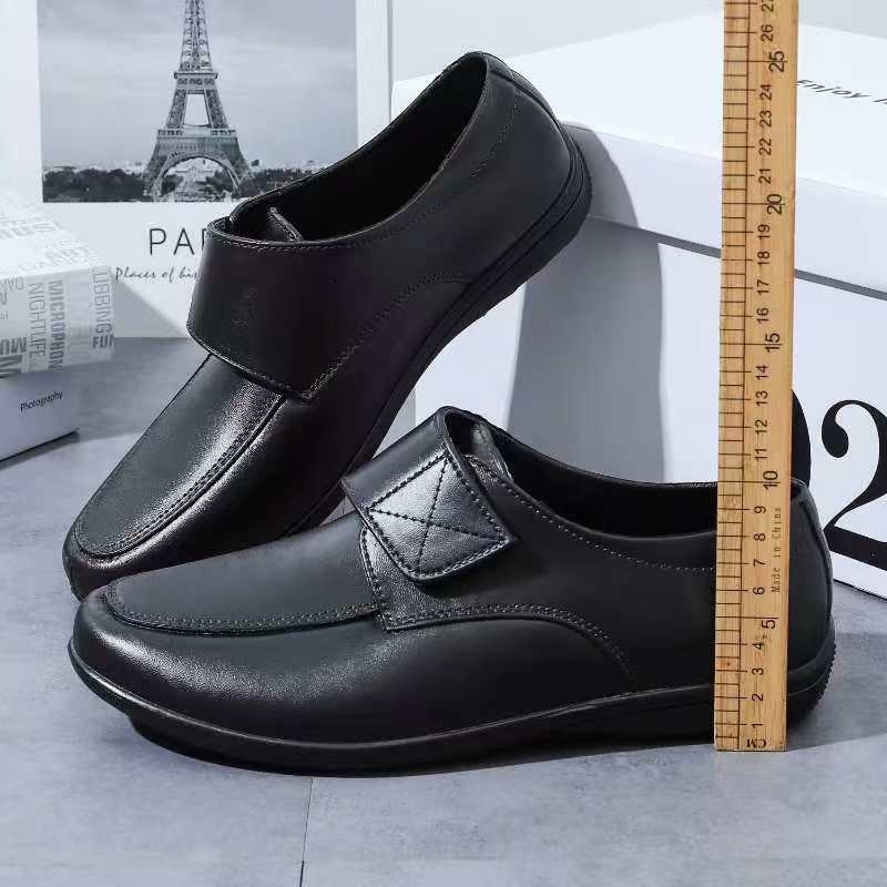 Black Shoes School Rubber kids shoes Office work shoes for Men and women Boy Footwear Walking Shoes