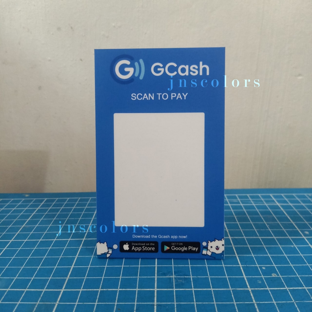 Waterproof Blank No QR Gcash Maya BDO BPI Gotyme and other banks ...