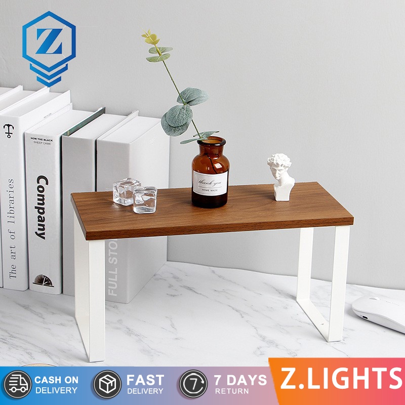 Stock Desktop shelf office desk file storage rack floating window table ...