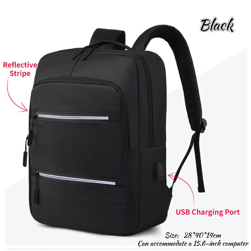 Laptop Bag 15.6 inch Waterproof Laptop Bagpack Lightweight Backpack for Men with USB Charging Port Shopee Philippines