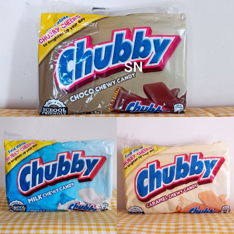 Sn Chubby Chewy Candy 20pcs 110g ~ Chocolate Caramel Milk Shopee