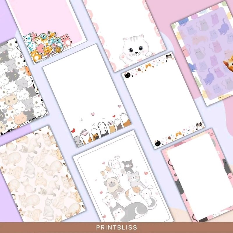 Personalized Cat Notepad/Memopad (with name or without name) | Shopee ...