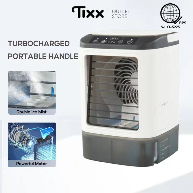 Tixx Air Cooler Desktop Fan Usb Mini Portable Aircons Fan Strong Wind