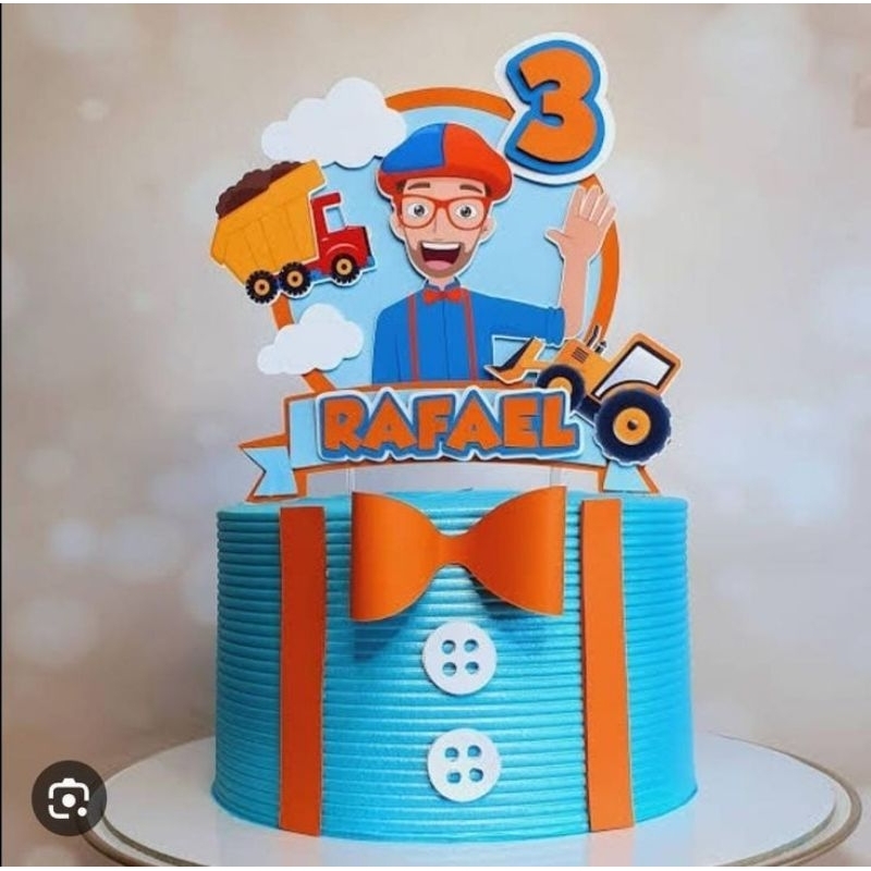 BLIPPI Printable Cake Topper / CUSTOMIZED | Shopee Philippines