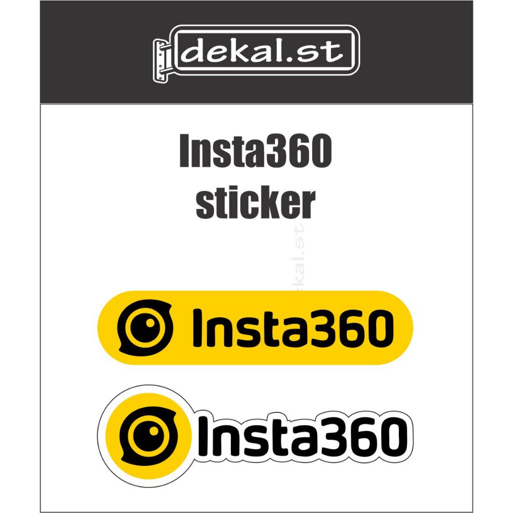 Insta360 printed sticker (gloss lamination) | Shopee Philippines