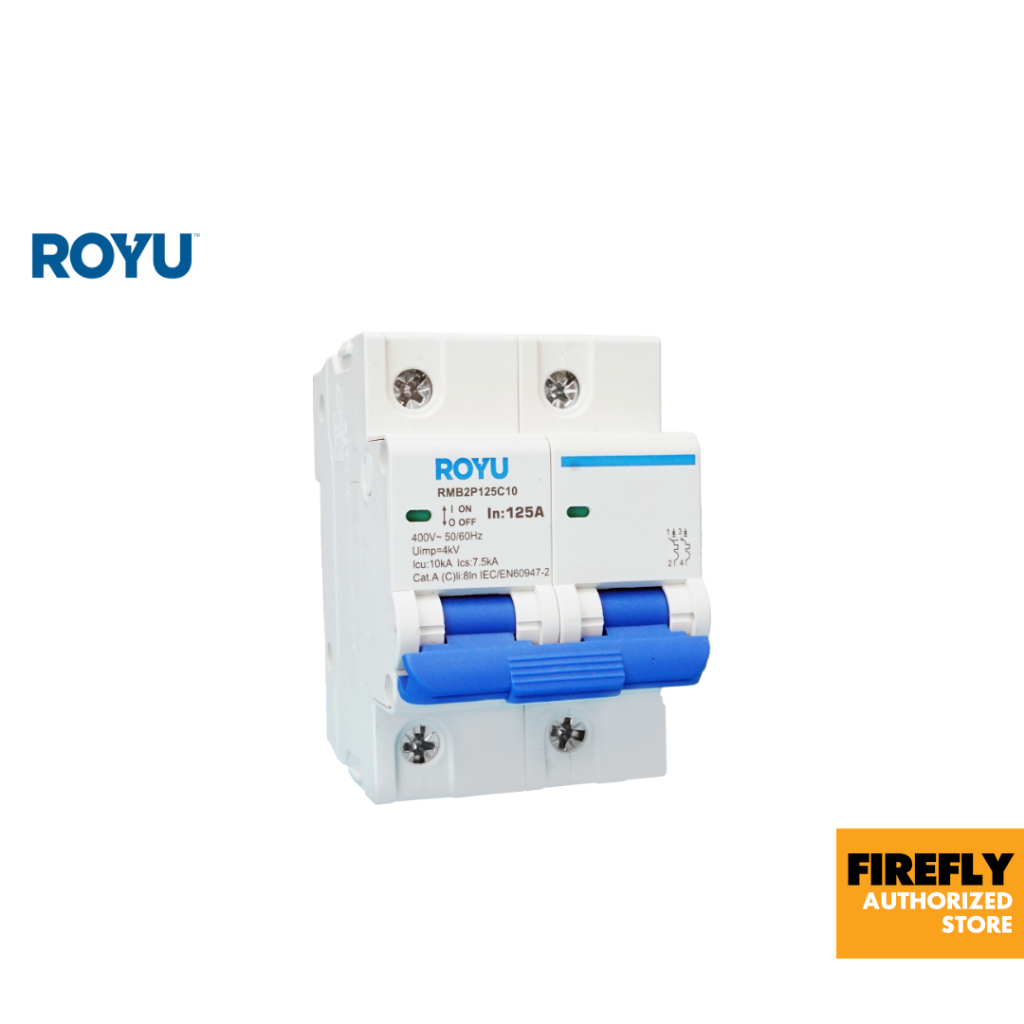 Royu Miniature Circuit Breaker DIN Rail Type 10KAIC | Shopee Philippines