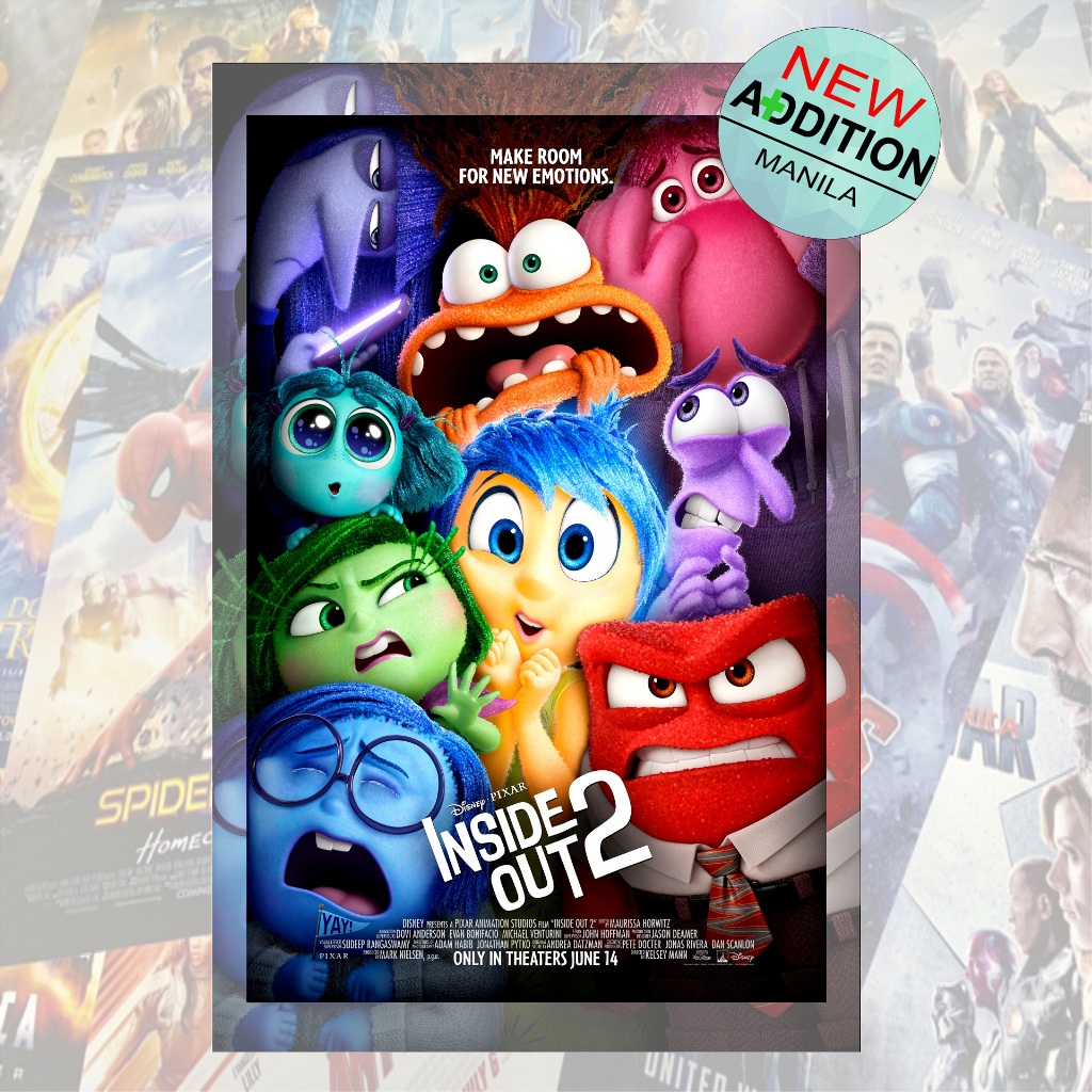 INSIDE OUT 2 Large Glossy Poster | Shopee Philippines